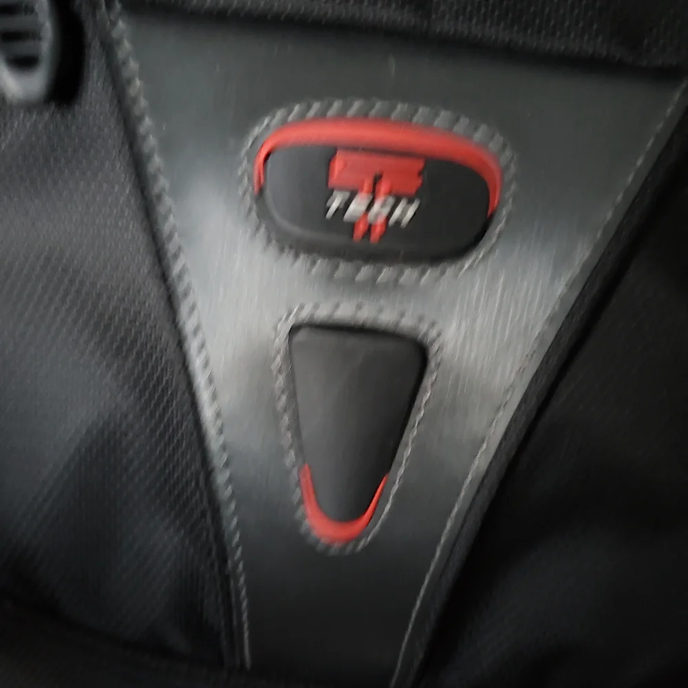 NEW Tumi Tech Travel Black Toiltry Bag with Red Accents